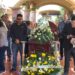 Despiden al alcalde de Bácum, Serge Enríquez Tolano, en la comunidad de Campo 60.