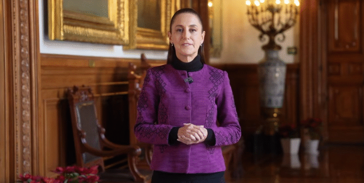 Trabajaré «en cuerpo y alma» por bienestar de mexicanos, afirma Sheinbaum en mensaje de fin de año