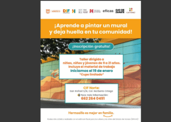 Invita DIF Hermosillo a taller para aprender a pintar un mural