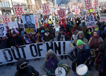 Protestan en Mineápolis contra el ICE con “apagón económico”