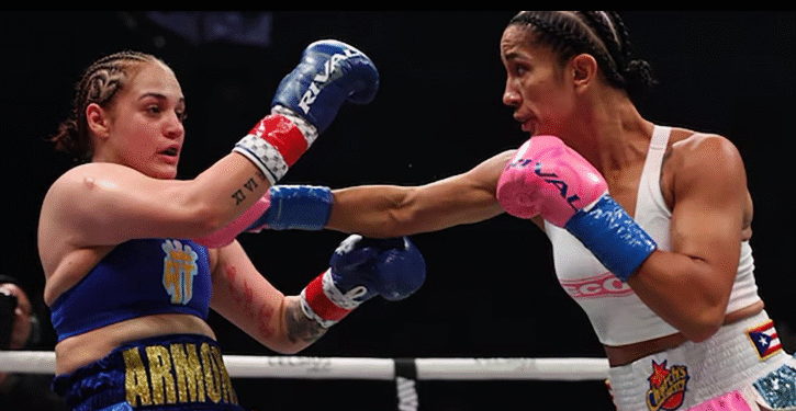 En pelea con polémica Amanda Serrano vence a Reina Téllez por decisión unánime