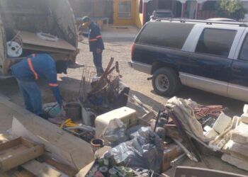 Retira Gobierno de Hermosillo 32 toneladas de cacharros al Norte de la ciudad