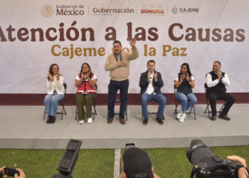 TOMA PROTESTA JAVIER LAMARQUE A COMITÉS DE PAZ EN COLONIAS DEL SUR DE CAJEME