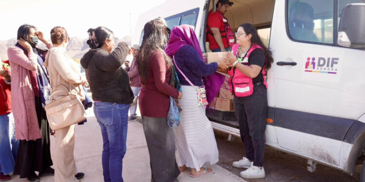 Gobierno de Sonora brinda atención alimentaria a comunidad Comca’ac de Punta Chueca
