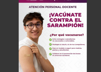 Vacuna contra el sarampión protege de por vida: Secretaría de Salud