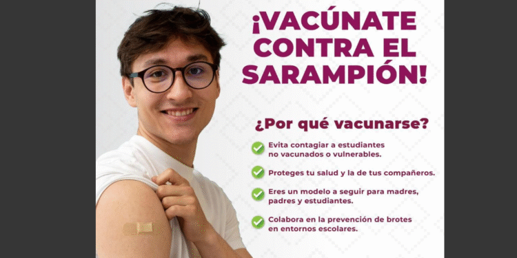 Vacuna contra el sarampión protege de por vida: Secretaría de Salud