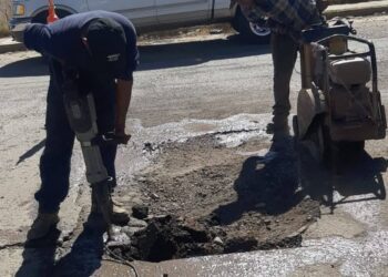 PROGRAMA PERMANENTE DE BACHEO EN ACCIÓN EN CANANEA