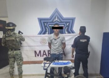 SSPM Y MARINA DETIENEN A DOS POR PRESUNTO DELITO CONTRA LA SALUD