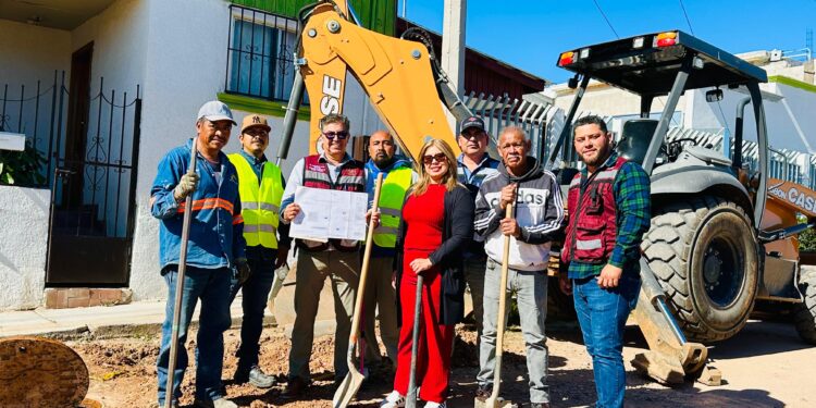 Inicia Gobierno de Nogales pavimentaciónde la calle Nuevo Egipto