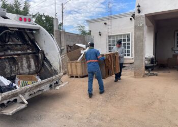 Acopia Ayuntamiento de Hermosillo 18 toneladas de descacharre en la Solidaridad