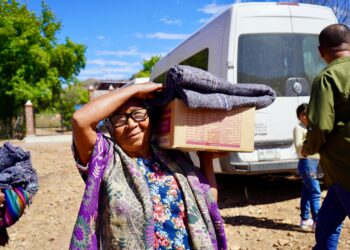 Gobierno de Sonora fortalece el bienestar de la comunidad Guarijío – Makurawe con entrega de apoyos sociales en Mesa Colorada