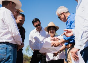 La Vivienda para el Bienestar avanza en el sur: supervisan construcción de 100 casas en Álamos