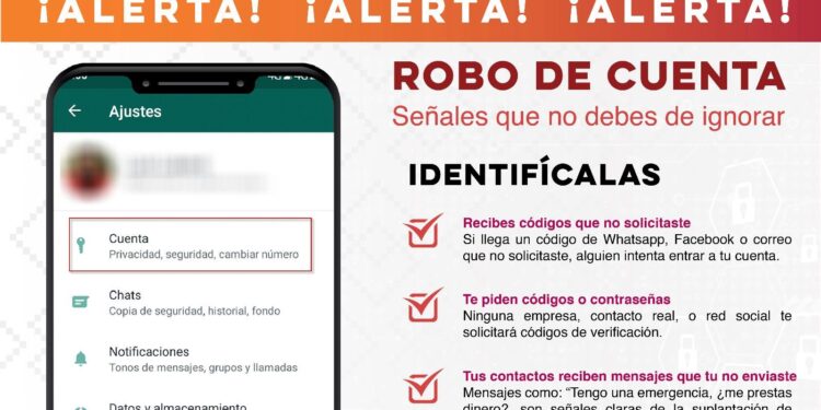 Refuerza Unidad Cibernética el llamado a proteger las cuentas de redes sociales y aplicaciones de mensajería