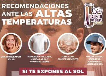 Llama Salud Sonora a protegerse ante altas temperaturas en la entidad