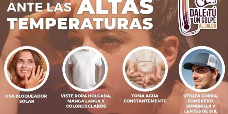 Llama Salud Sonora a protegerse ante altas temperaturas en la entidad