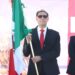 Encabeza alcalde ceremonia de abanderamiento en el Día de la Bandera