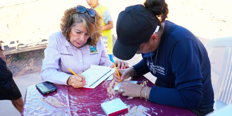 Beneficia Ayuntamiento de Guaymas a familias de Ocotillo 2 con Jornada de salud