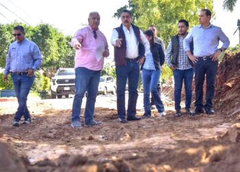 SUPERVISA JAVIER LAMARQUE AVANCE EN REHABILITACIÓN DE INFRAESTRUCTURA HIDRÁULICA, SANITARIA Y PAVIMENTACIÓN