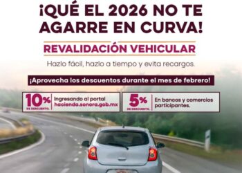 Mantienen descuentos por pronto pago en revalidación vehicular 2026