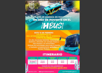 Ofrecerá Gobierno Municipal de Hermosillo paseos gratuitos en el H Bus al Parque Madero