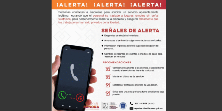 Unidad Cibernética advierte sobre extorsión telefónica con falsas contrataciones*