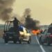 Encuentran Cuerpo Calcinado en Vehículo Incendiado en General Bravo, Nuevo León.