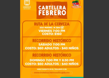 Podrán hermosillenses disfrutar de las nuevas rutas del Trolebús en el mes de febrero