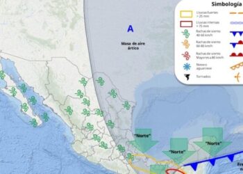 Para hoy cielos mayormente despejados sin probabilidad de lluvia en Sonora