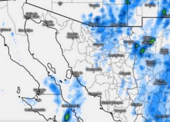 Para hoy cielos parcialmente nublados con probabilidad de lluvias ligeras aisladas