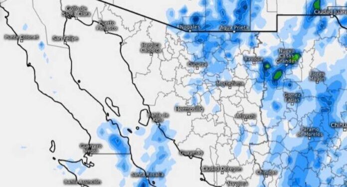 Para hoy cielos parcialmente nublados con probabilidad de lluvias ligeras aisladas