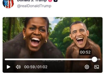 Racismo de Trump hacia los Obama: publica video de Barack y Michelle como monos