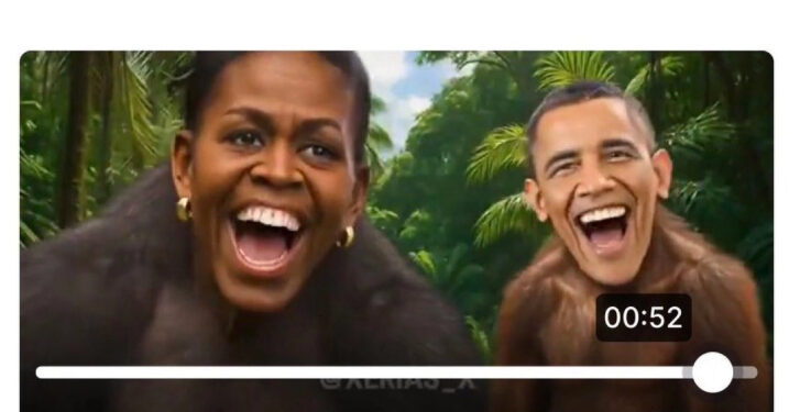 Racismo de Trump hacia los Obama: publica video de Barack y Michelle como monos
