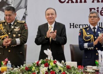 Reconoce Gobernador Durazo lealtad y compromiso del Ejército México al encabezar 113 Aniversario