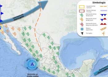 Para hoy cielos parcialmente nublados sin probabilidad de lluvia por el día