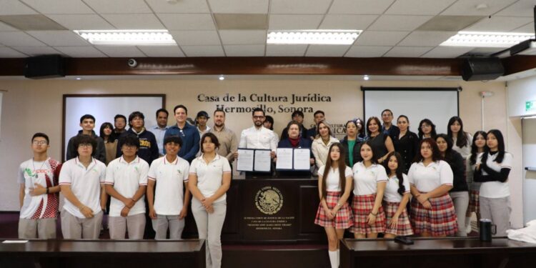 Fortalecen Cecyte Sonora y la Casa de los Saberes Jurídicos la cultura de la legalidad
