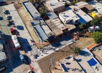 Avanza Ayuntamiento de Hermosillo en rehabilitación del crucero de la calle Reyes y Baviácora