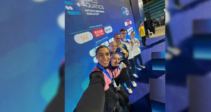 México conquista un oro y dos platas en la Copa del Mundo de natación artística