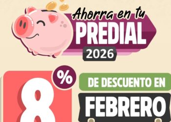 Invita 30 Ayuntamiento a aprovechar descuento de impuesto predial durante febrero