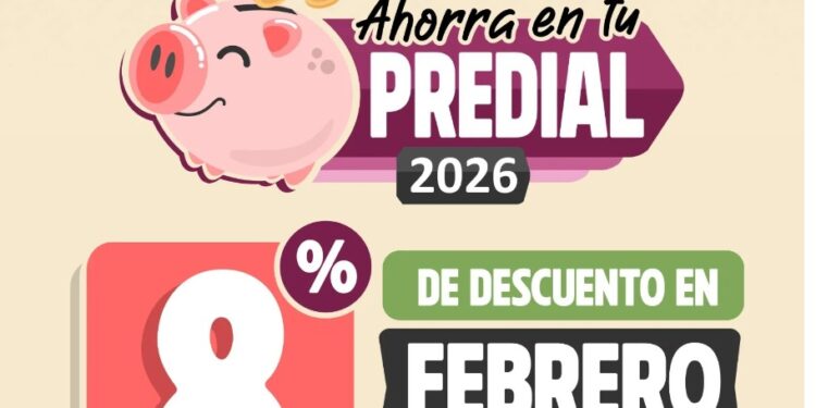 Invita 30 Ayuntamiento a aprovechar descuento de impuesto predial durante febrero