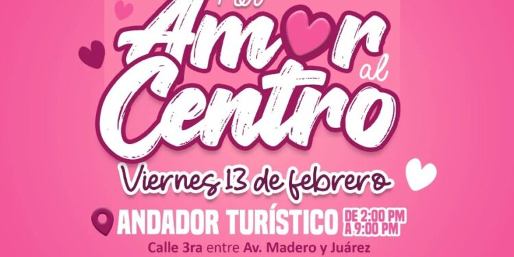 Invita 30 Ayuntamiento al bazar de San Valentín “Por Amor al Centro”