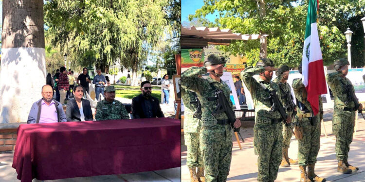 Realiza Ateneo Ures homenaje Cívico Militar al Profr. Enrique Quijada Parra en Ures