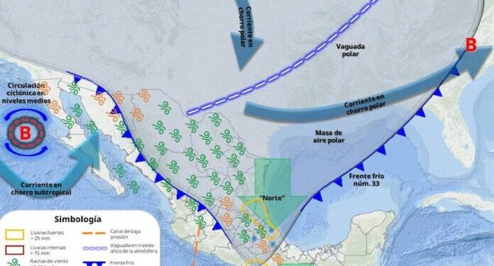 Podrían presentarse nevadas por nuevo sistema invernal