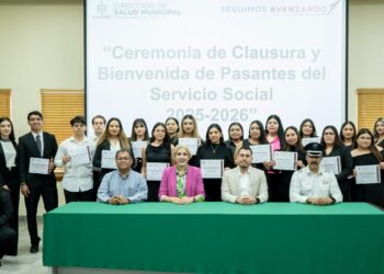 GOBIERNO DE CAJEME RECONOCE A PASANTES DE SALUD POR SU SERVICIO SOCIAL