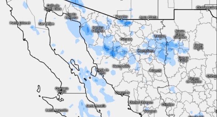 Se esperan lluvias ligeras aisladas, este jueves