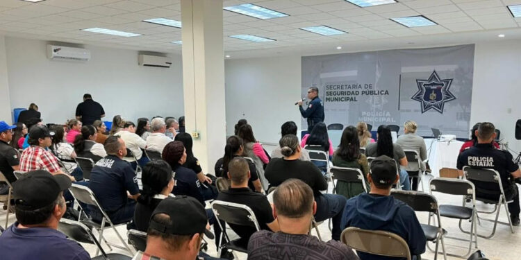 Capacita Secretaría de Seguridad y Protección Ciudadana a servidores públicos de Ciudad Obregón
