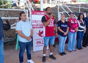 Inaugura Ayuntamiento de Guaymas torneo de basquetbol como parte de la campaña “Construyendo La Paz”
