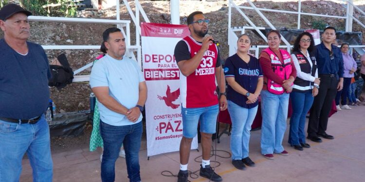 Inaugura Ayuntamiento de Guaymas torneo de basquetbol como parte de la campaña “Construyendo La Paz”