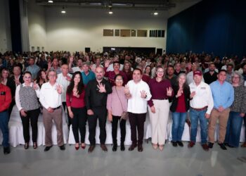 En Peñasco, Heriberto Aguilar llama a cerrar filas y trabajar en unidad para que siga la transformación