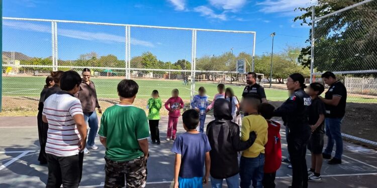 Colaboran familias de la colonia Café Combate en Hermosillo en la generación de entornos seguros: SSPC