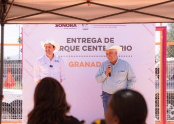 Granados estrena parque público entregado por la Secretaría de Bienestar